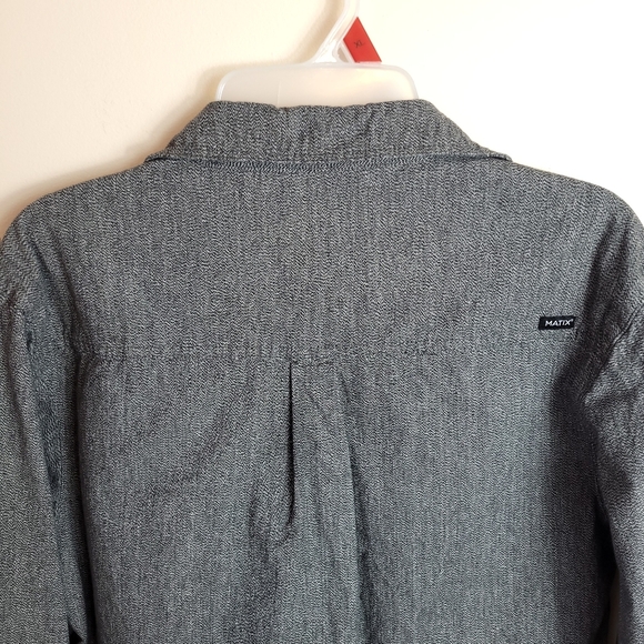 Matix brand durable goods by Brandon biebel gray shirt size M - Picture 4 of 9